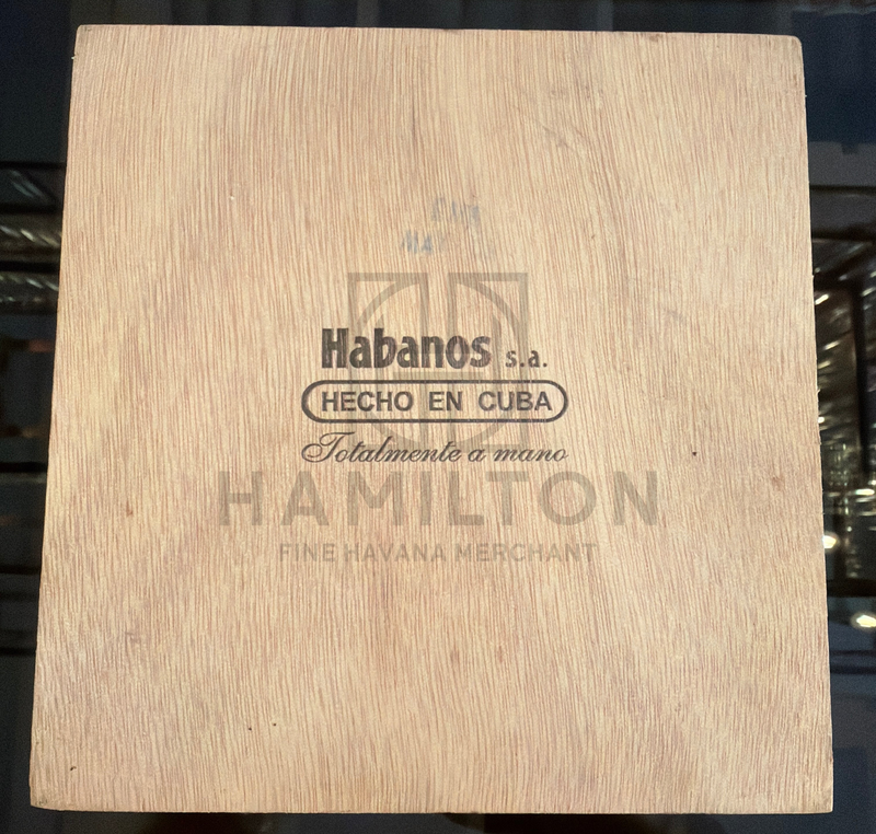 HAMILTON Punch 50s Super Selection No.1 2008 cigar box lid with Habanos Hecho en Cuba branding on light wood grain