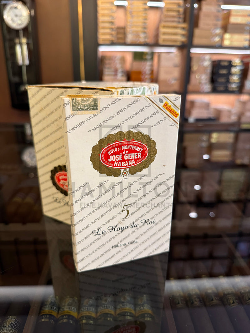 HAMILTON Hoyo de Monterrey Le Hoyo du Roi cigar box from 2003 with vintage branding and Habanos seal