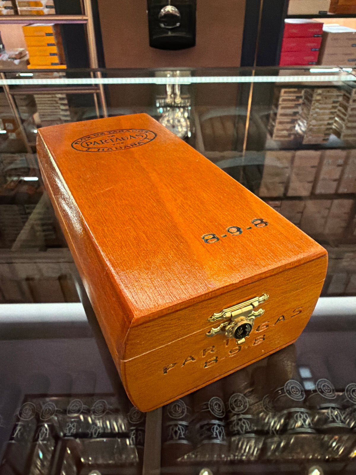 PARTAGAS 10s 8-9-8 Varnished Box ~ 2012