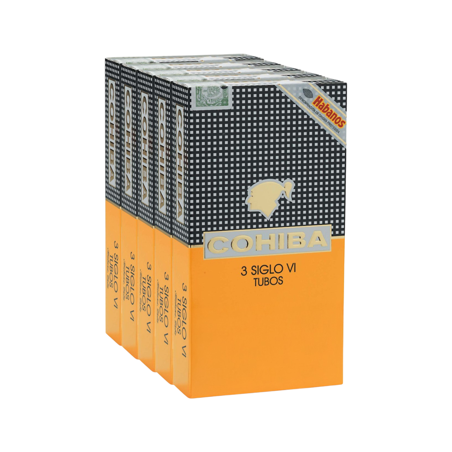 COHIBA Siglo VI Tubos 5x3s