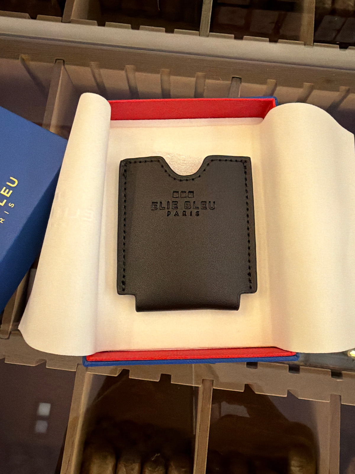 ELIE BLEU C-4 Cutter Case, Black Leather