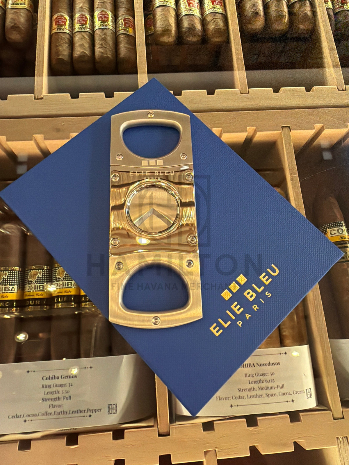 ELIE BLEU Cigar Cutter, Polished & Satin Stainless Steel