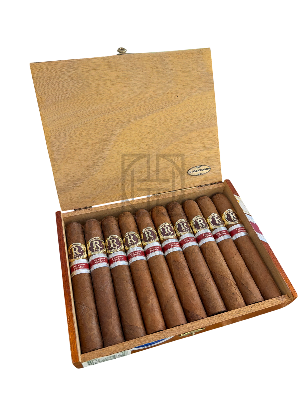 HAMILTON VEGAS ROBAINA Maestros 2007 cigars in a wooden box with Exclusivo Espana bands