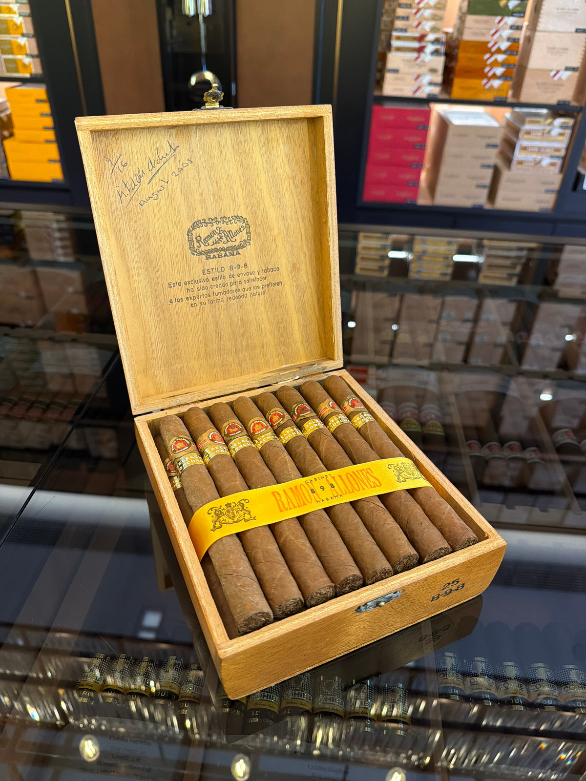 RAMON ALLONES 25s Seleccion Orchant 8-9-8 ~ Autographed #9 of 16
