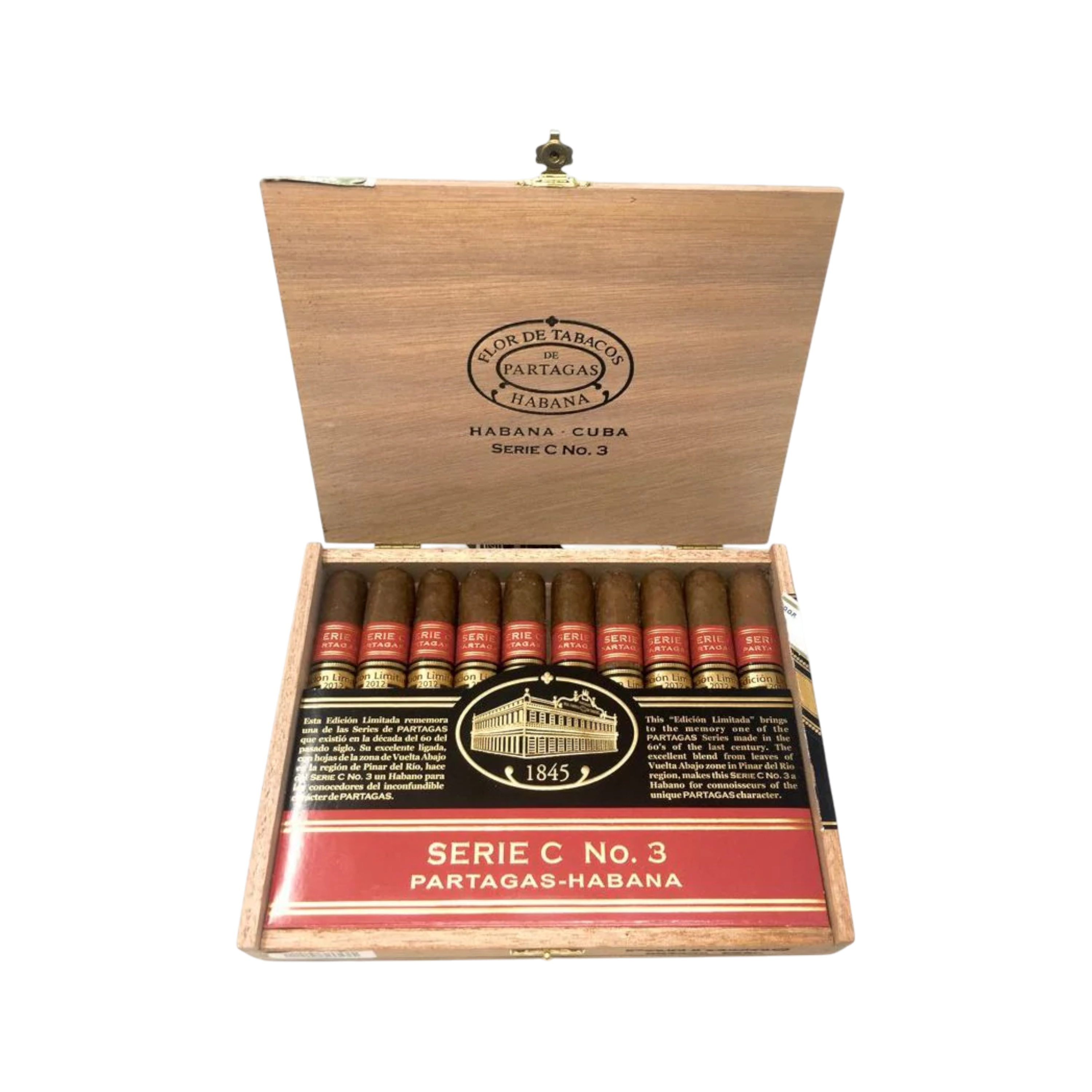 PARTAGAS Serie C No.3 Edición Limitada 2012 10s
