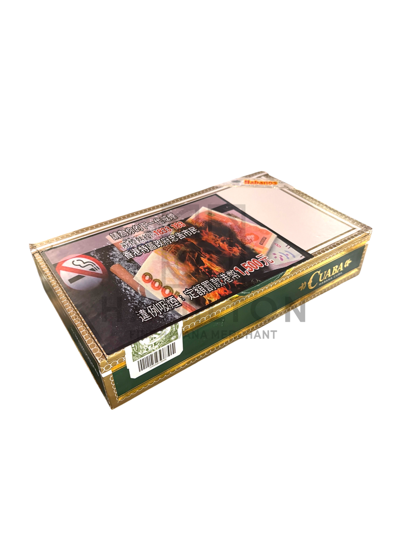 HAMILTON CUABA Tradicionales 25s cigar box featuring a double-figurado shape and Habanos branding